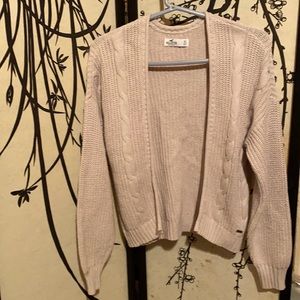 Hollister Women’s Cable Knitted Open Front Cardigan